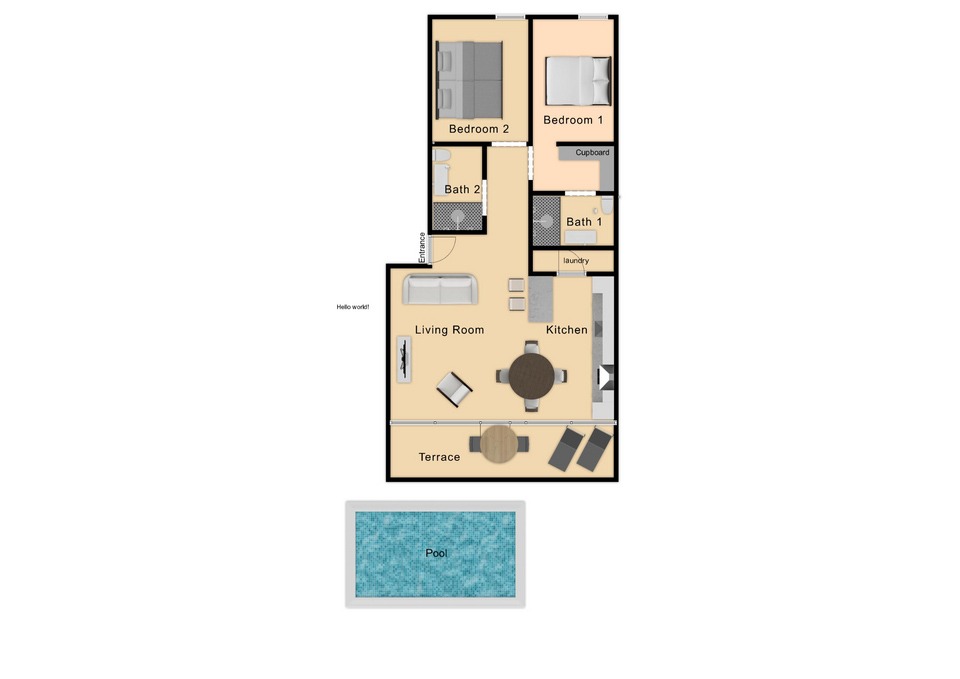 APARTAMENTO DE LUJO  A 100 METROS DE PLAYA