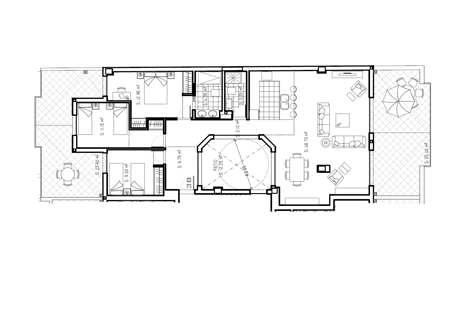 Einzigartiges Neubau-Penthouse im Zentrum von Torre del Mar