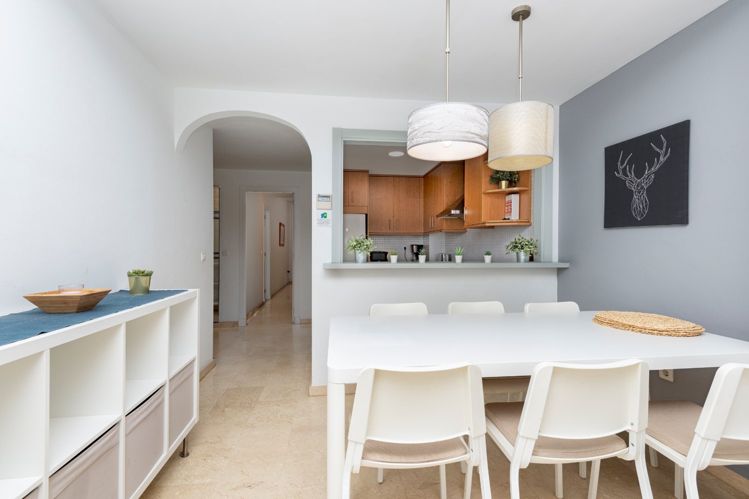 Apartamento de 3 habitaciones en primera línea de playa en Burriana Playa.