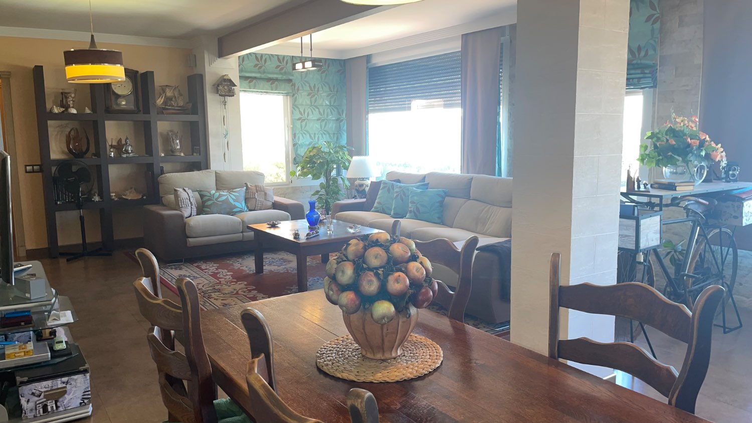 Frontline ground floor apartment of 170m2   Torrox -costa